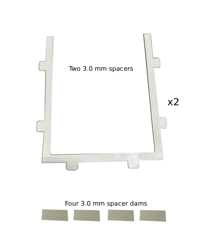 JVD-80 Glass Plate Spacer Set - Image 3