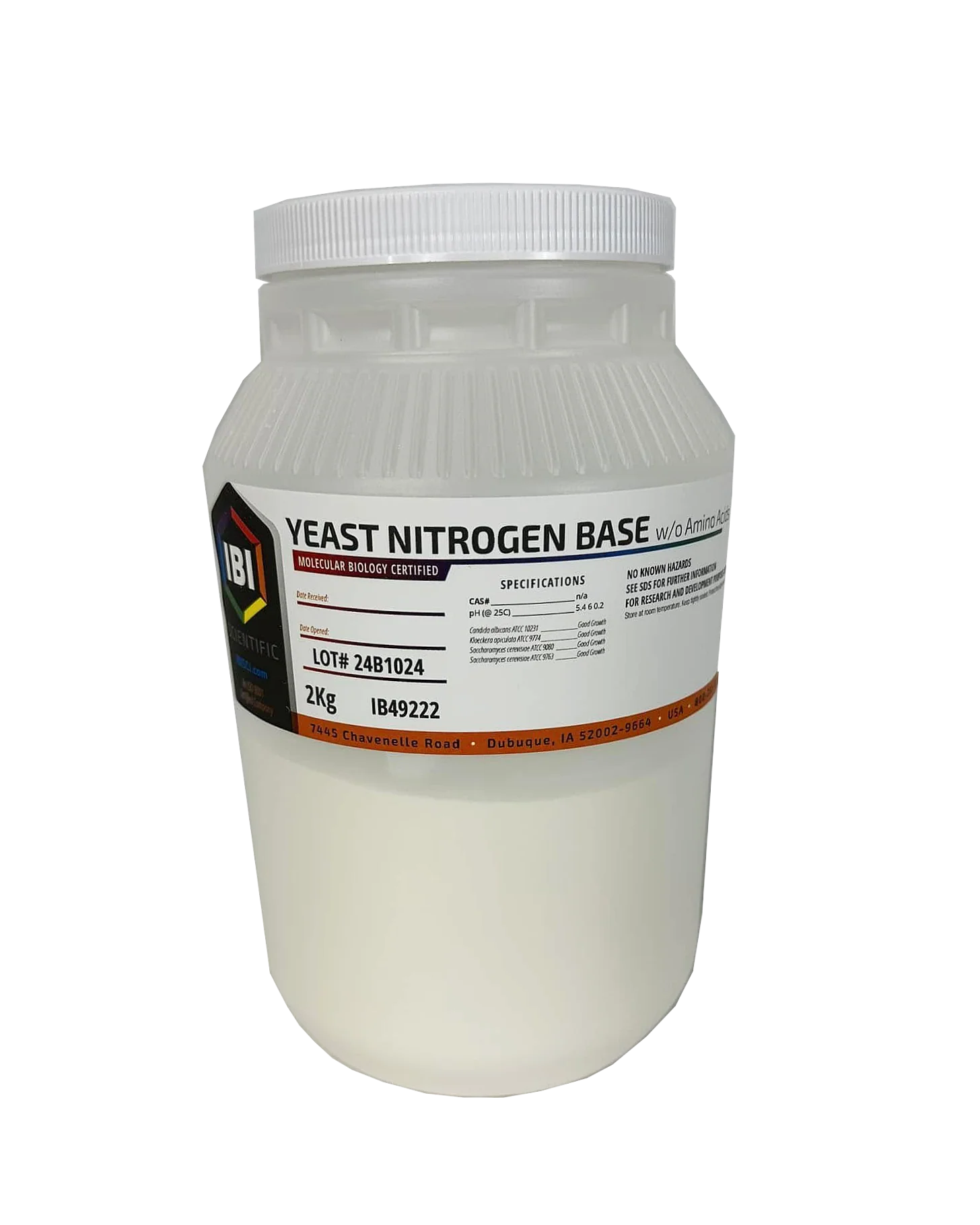 Yeast Nitrogen Base (Without Amino Acids) - Image 3